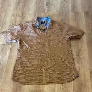 Brown Patterned Men's‎ Shirt